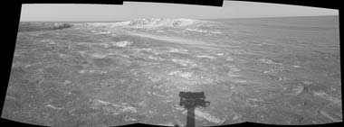 Cratre Endurance par Opportunity, 108ime sol - Image Credit: NASA/JPL