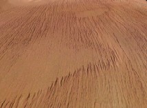 Traces d'rosion sur Mars, vues par Mars Express. Crdit : ESA/DLR/FU (G. Neukum)