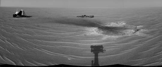 Opportunity : Bouclier thermique (NASA)