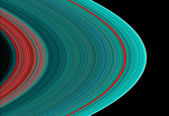 Anneaux de Saturne en UV. Credit : University of Colorado