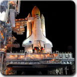 Discovery sur son pas de tir. Source : NASA